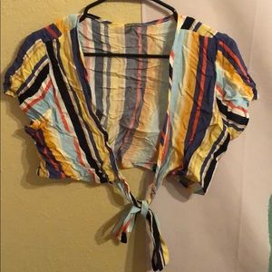 Charlotte Russe tie top